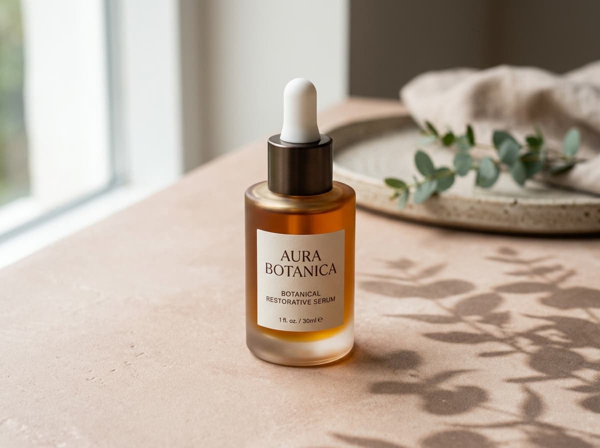 Frasco del Sérum Restaurador Botánico